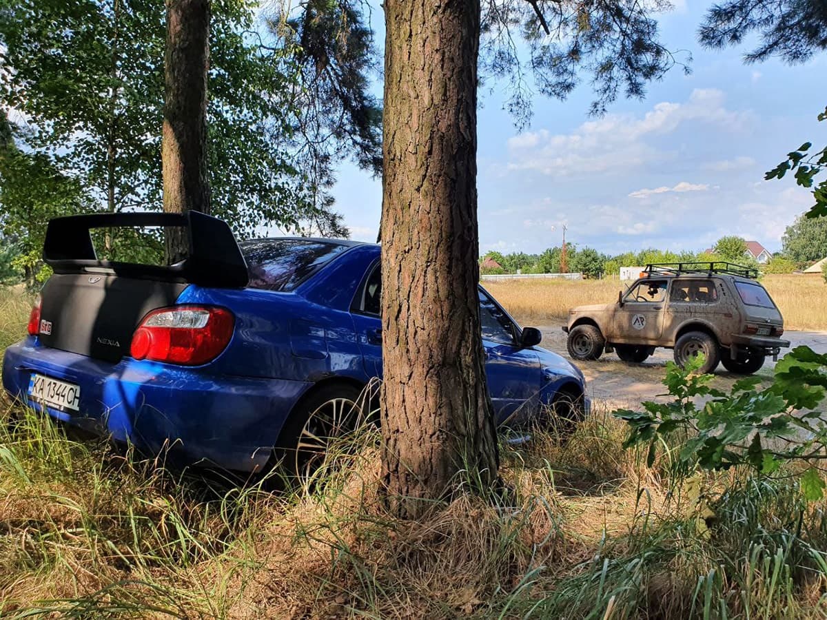 Archilow, битая Subaru Impreza WRX Oficialnaya