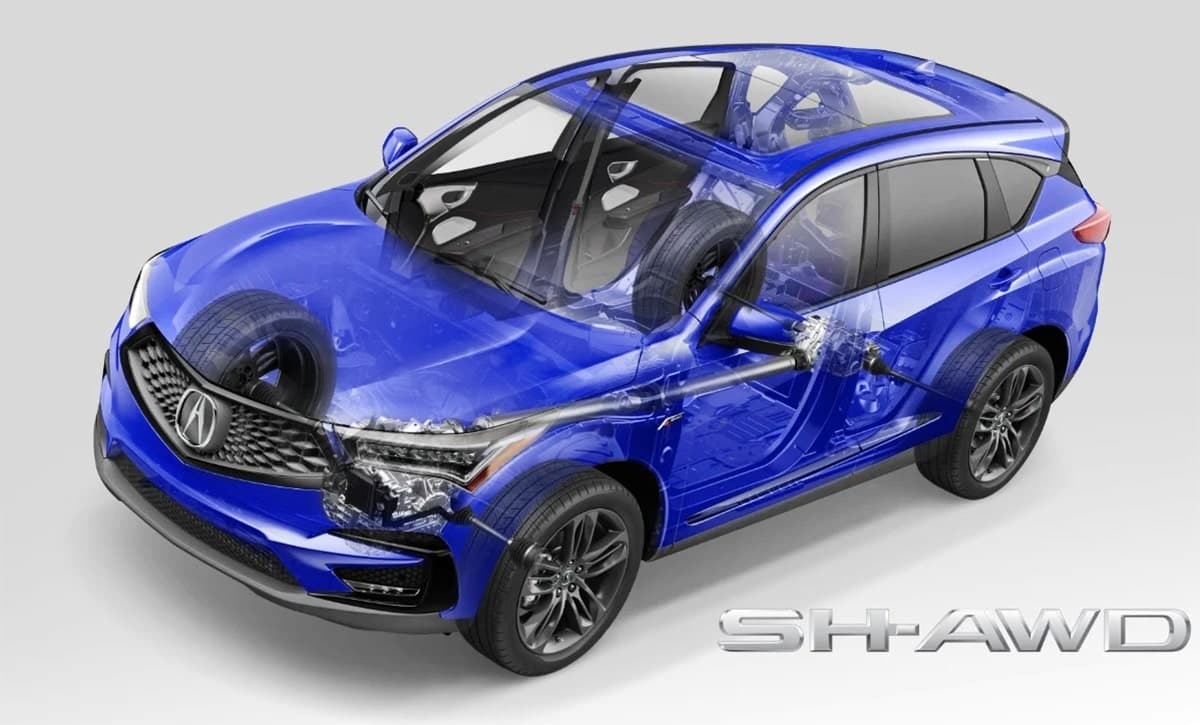 SH-AWD в автомобілі Acura