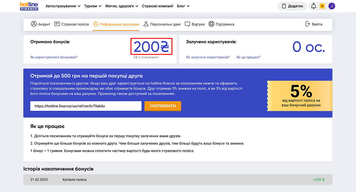 Як отримати бонуси при купівлі Зеленої картки на hotline.finance