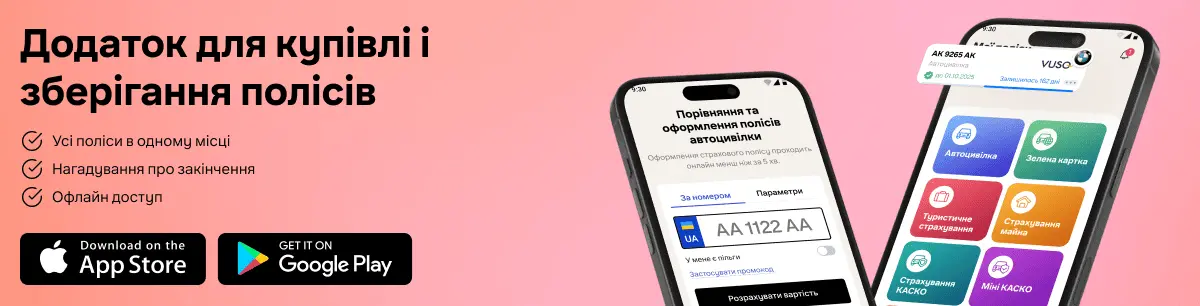 Мобільний додаток для страхування hotline.finance