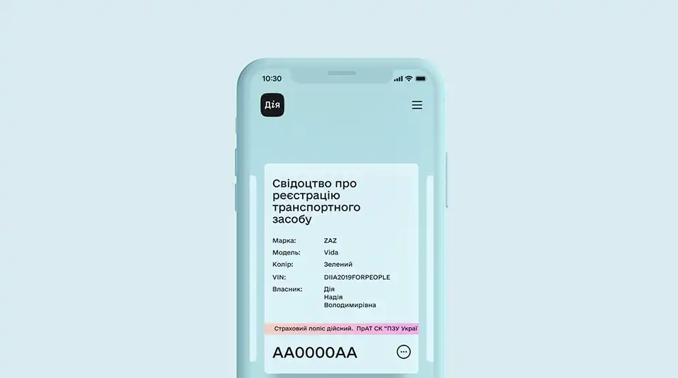 Автоцивілка в «Дії»:  повний комплект документів для водія