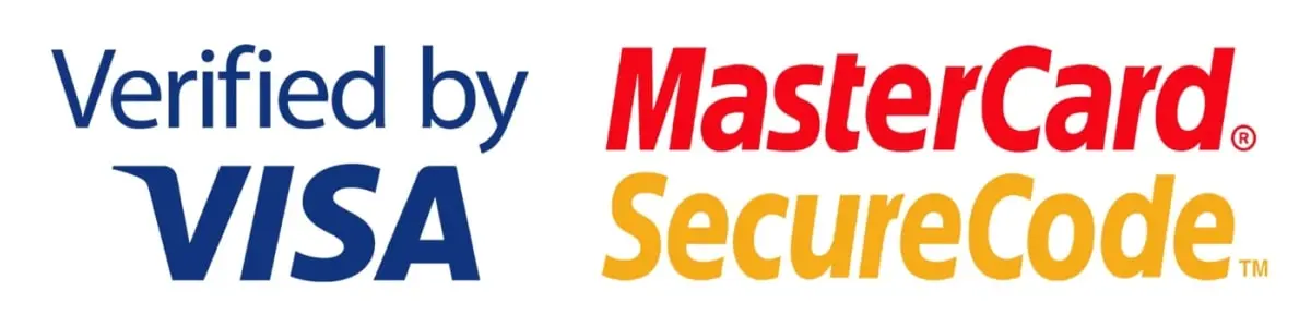 Verified by Visa і Mastercard SecureCode логотипи