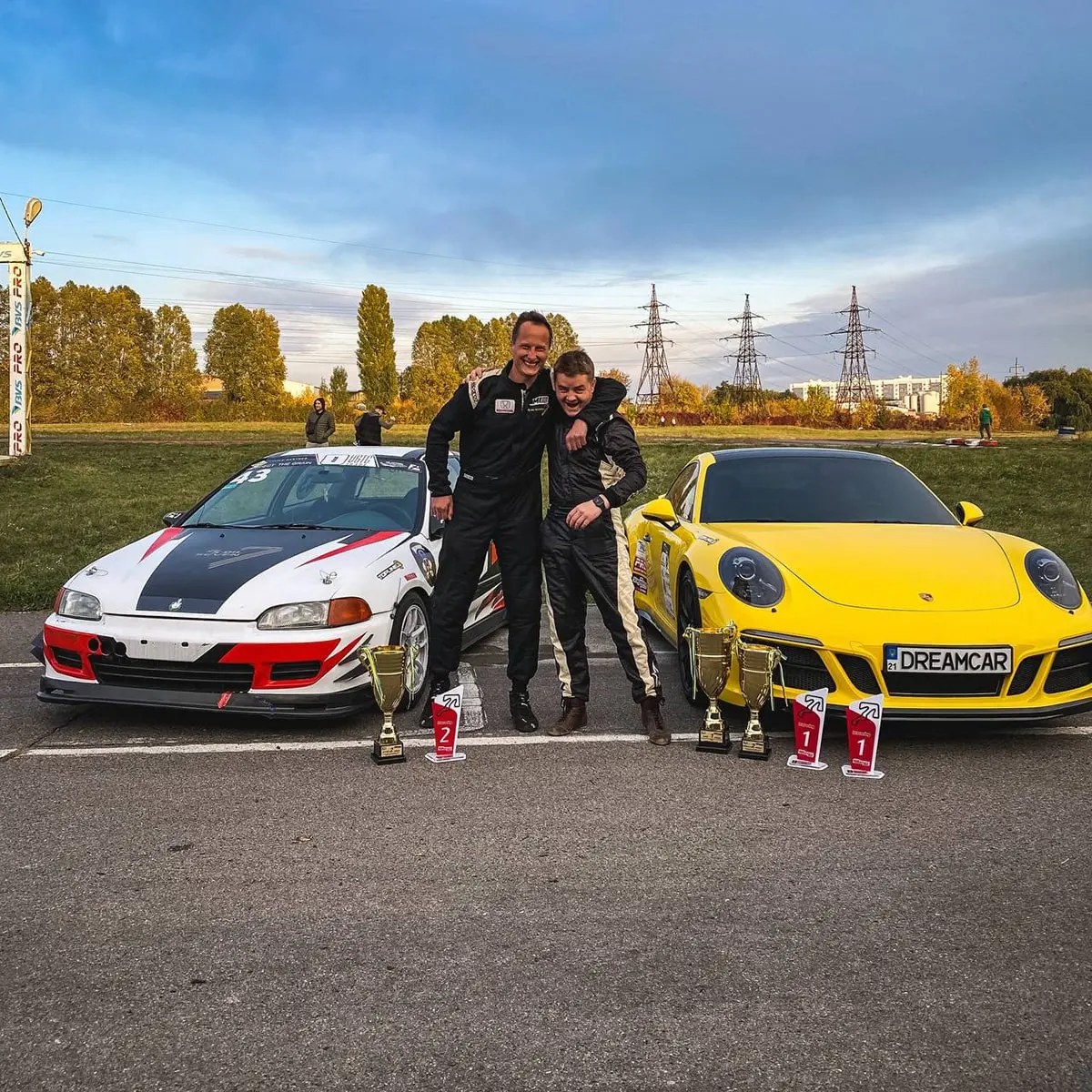 Dreamcar.ua, Honda Civic EG, Porsche 911 GTS